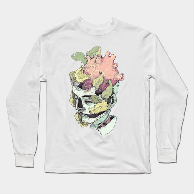 brain Long Sleeve T-Shirt by Francisco1